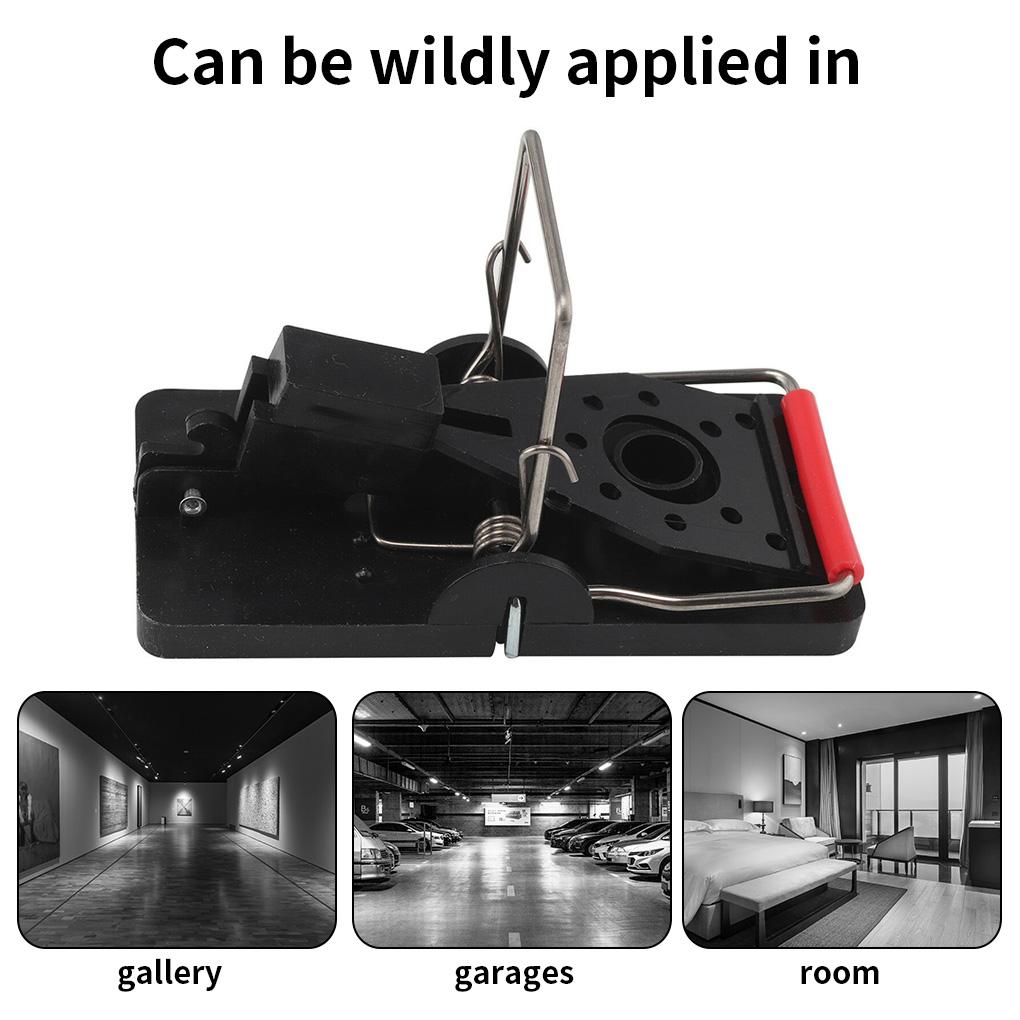 Пластиковая ловушка для мышей с быстрым освобождением для помещений, офиса, кухни, ресторана, гостиной, гаража, галереи, ловли мышей