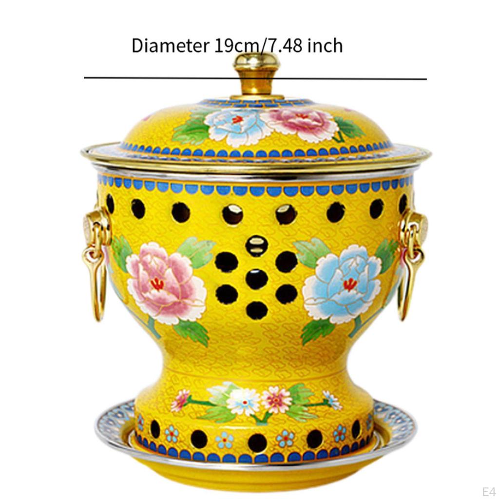 Cloisonne Pot Copper Chinese Pots Buffet Sturdy Warming Home Shabu