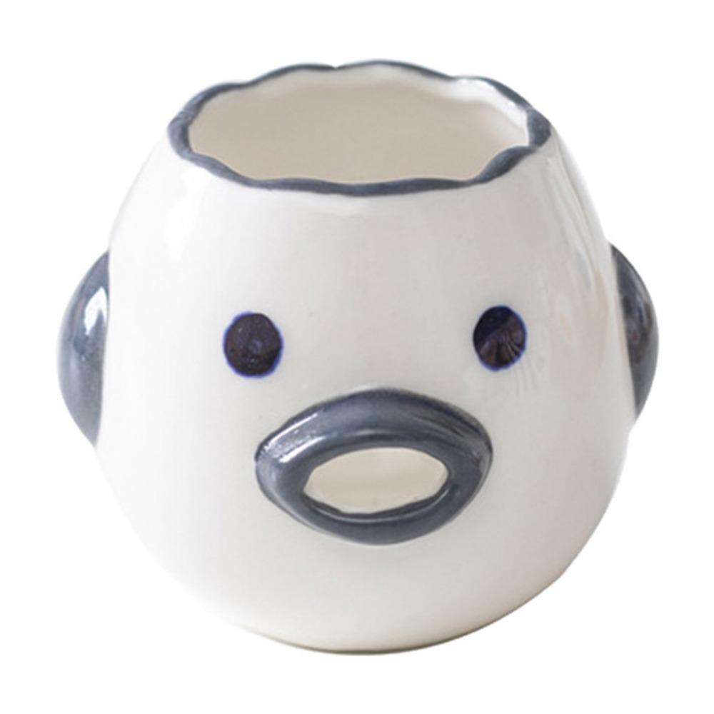 Держатель для яиц для приготовления пищи Керамический сепаратор для яичного белка Желток Белок Сепаратор Симпатичный фильтр для куриных яиц