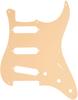 GP FACTORY Ivory 1-Ply Pickguard for '57 8-Hole Stratocaster, Made In Japan, GPF-PG-ST57-IV1P