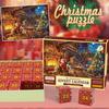 Рождественский адвент-календарь 2024 Пазл Семейные мероприятия Обратный отсчет Календарь Пазл
