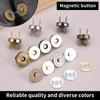 10Pcs/Pack 14-18MM Magnetic Snap Fasteners Clasps Buttons Handbag Purse Wallet Craft Bags Parts Accessories
