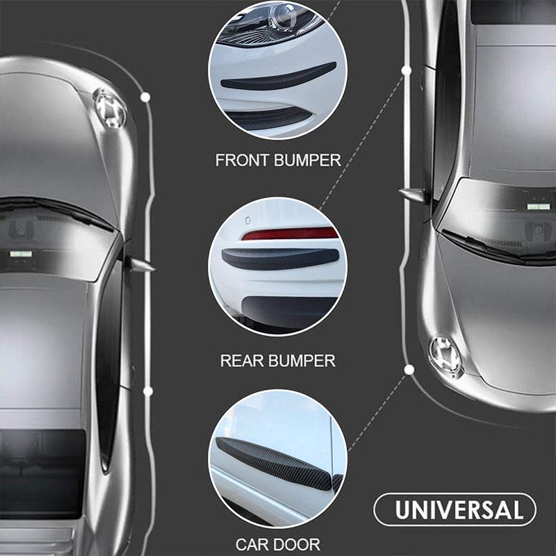 2 шт., защитная полоса для автомобильного бампера, защита от столкновений, угловые защитные полосы, универсальная защита от царапин, авто