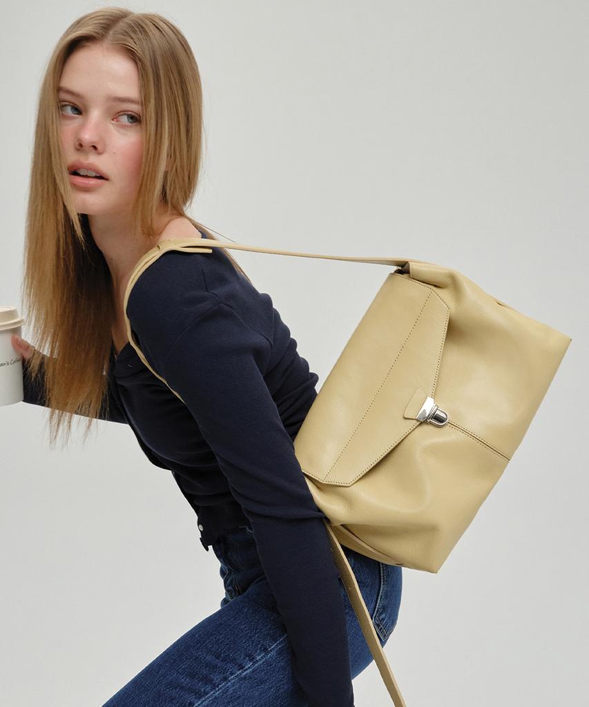 Nutnut Aure Buckle Flap Bag - Yellow