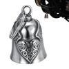 Motorcycle Bell Fashion Lucky Bell Pendant Heart Wing Motorcycle Bell for Men Motorcycle Punk Rock Exorcism Pendant Accessories