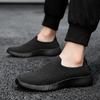 Fashion Large Size Women's Shoes 2025 Summer Mesh Breathable Non Slip Sports Casual Shoes Comfortable Lightweight Fashion Slip On Flats