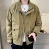 Men's 2025 New Coat Men's Spring and Autumn Trend Fashion Handsome Top Tooling Youth Jacket Clothes