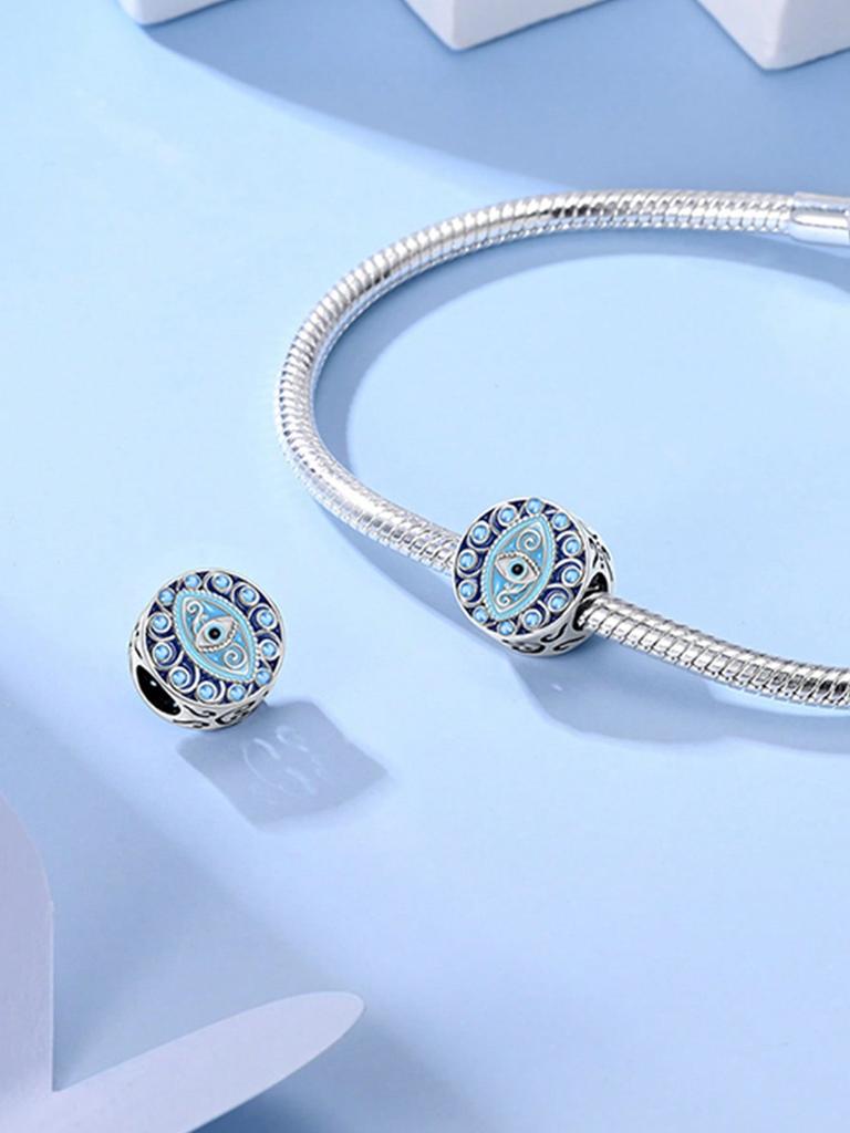 Шармы Plata Blue Ocean Beads Шарм с покрытием медью Подходит для шармов Медьоригинал Браслет Для изготовления ювелирных изделий DIY Шарм