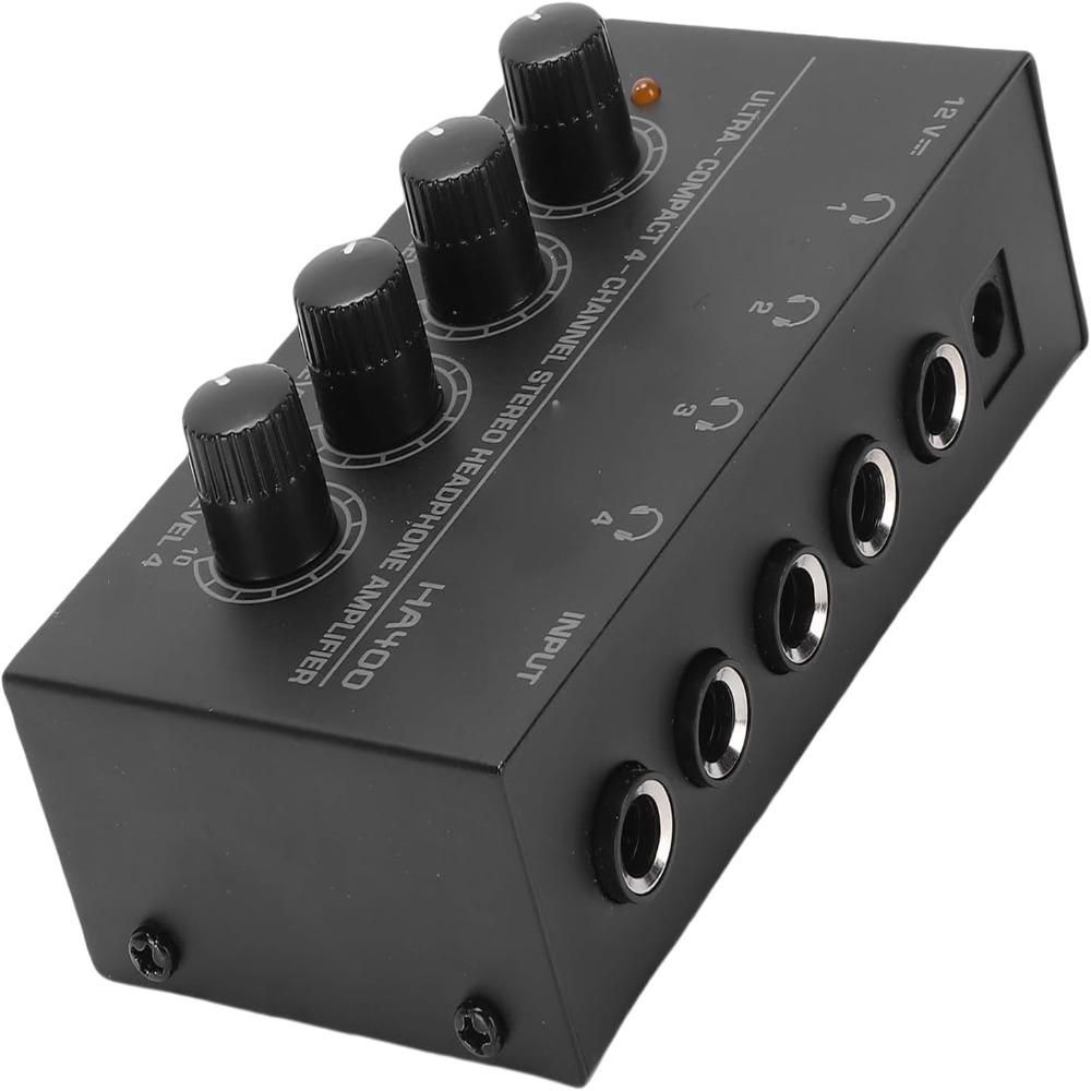Metal Housing Headphone Amplifier 4 Channel 4 Channel Amplifier Audio Amplifier For Guitar