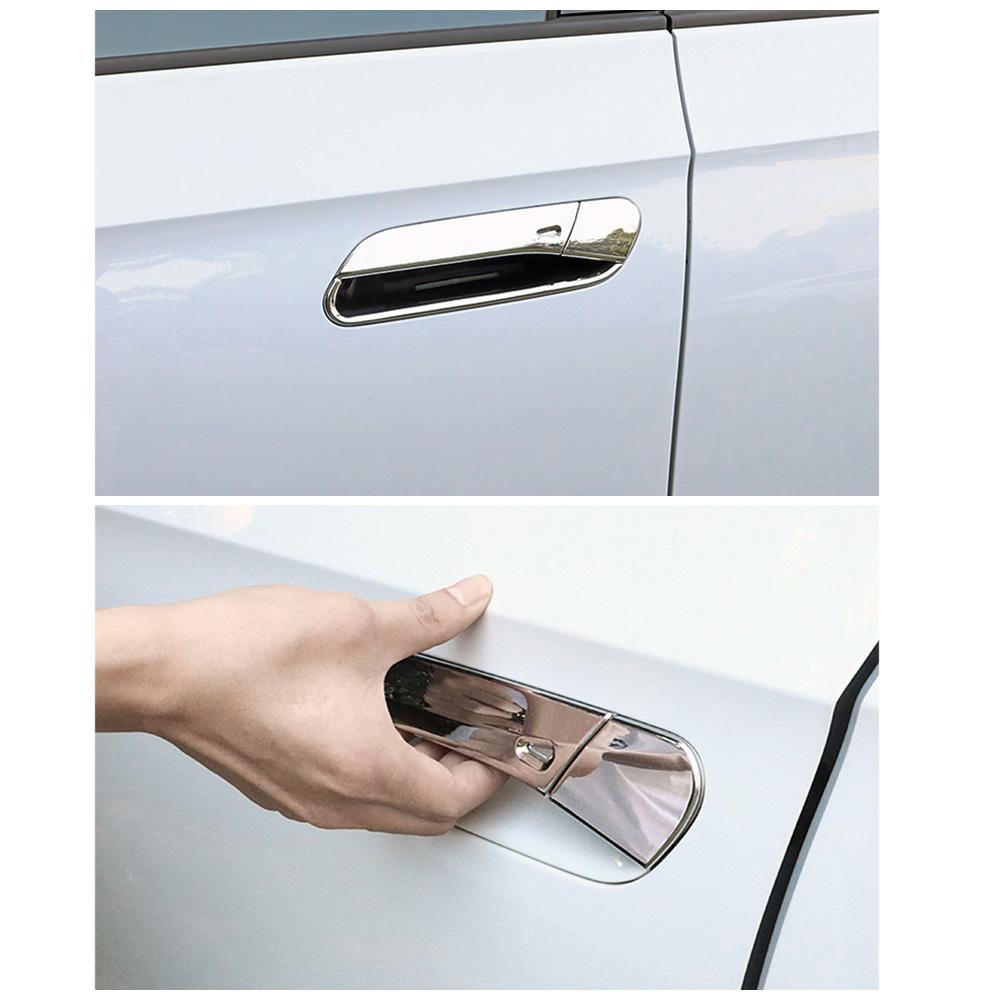 Для Volkswagen VW ID.4 ID4 2024 2024 2024 Ремонт экстерьера автомобиля Зеркало заднего вида Дверная ручка Чаша Крышка Отделка Хромированная наклейка