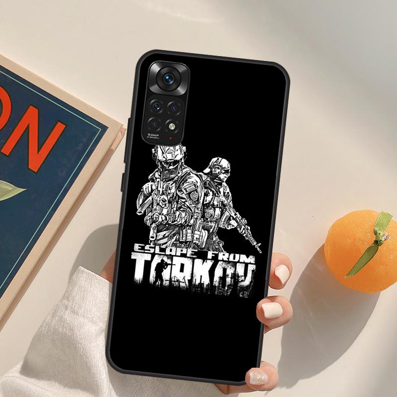 Чехол Escape From Tarkov для Xiaomi Redmi Note 10 11 8 9 12 Pro Redmi Note 12S 11S 10S 9S 9C 10C 10A 12C Coque