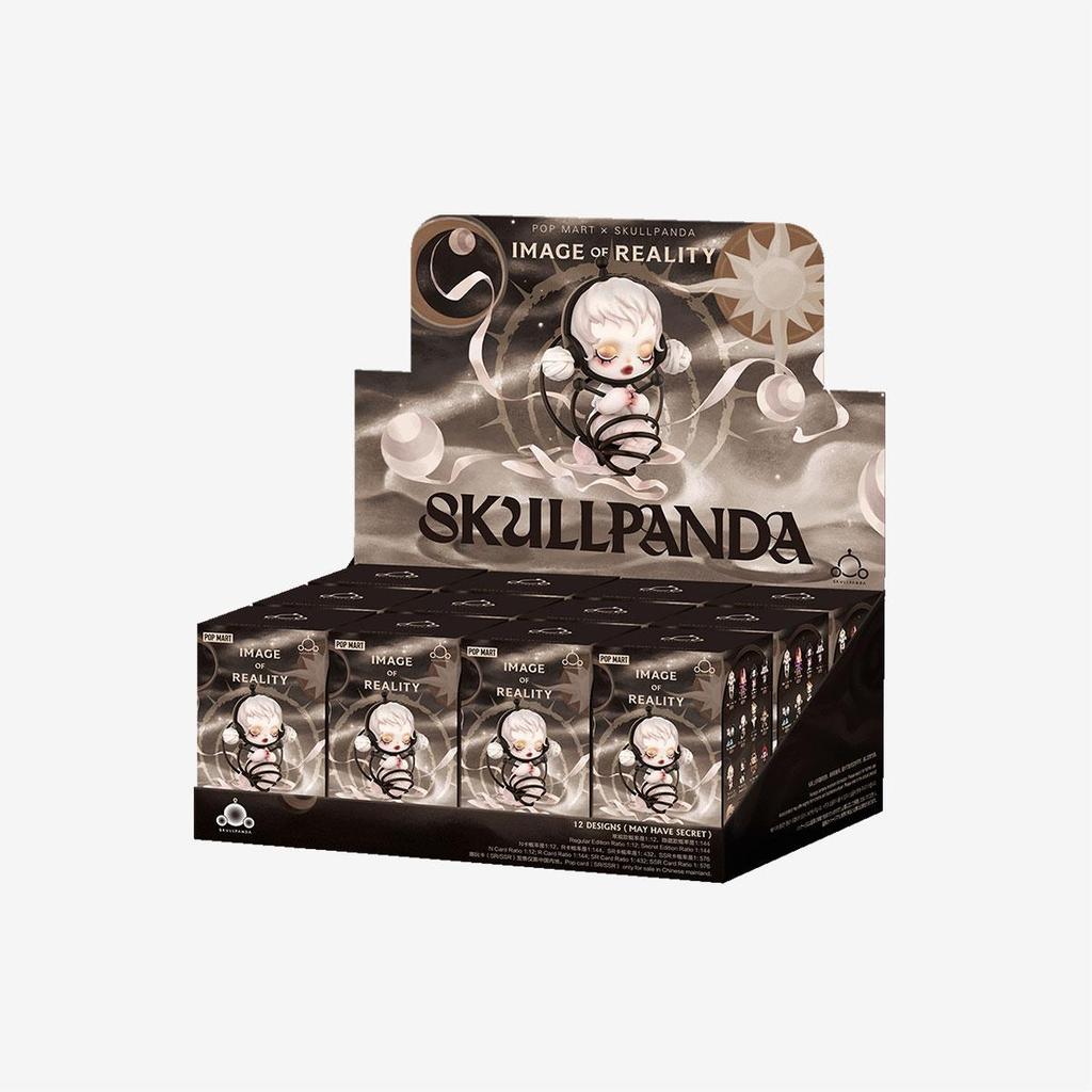 POP MART SKULLPANDA Серия Фигурок Образ Реальности Слепой Бокс (Одинарная упаковка / Набор из 12 штук)