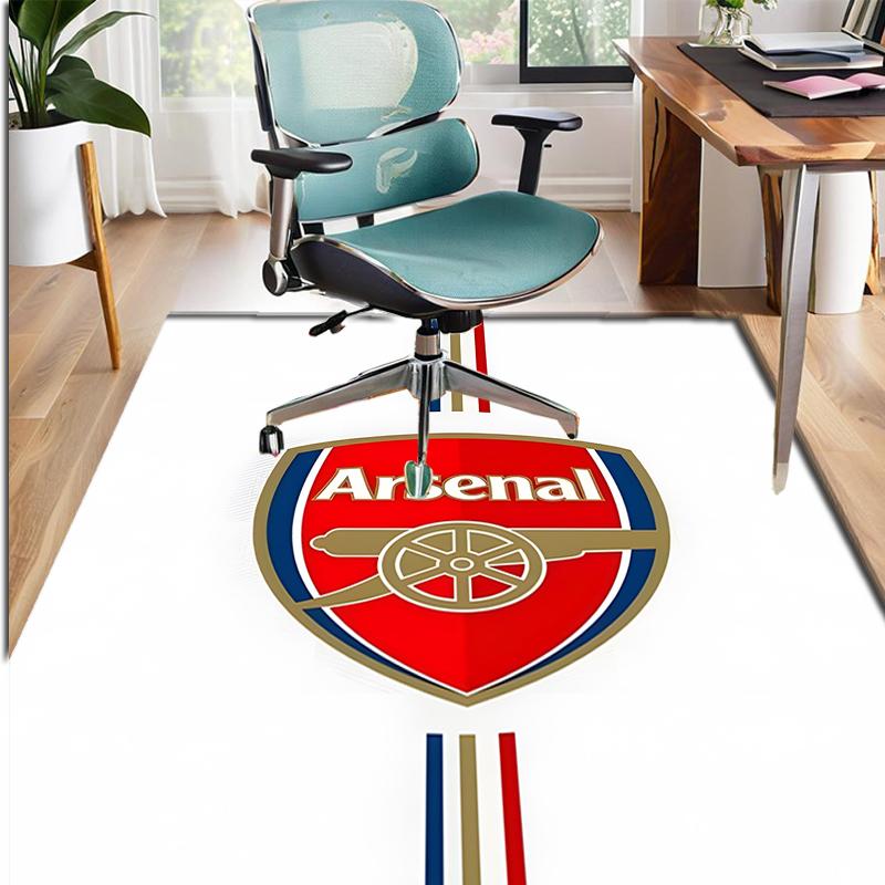 Arsenal F.C Pattern Rug, Indoor/Outdoor Mat, for Picnic, Gameroom, Bedroom, Office, Living Room, Home Decor Carpet, Birthday Gift