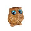 Green Sandalwood Owl Carving Keychain & Pendant