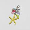 Zinc Zinc Alloy Ocean Style Keychain Candy Color Shell Tassel Pendant Beaded Starfish Turtle Keyring  Gifts