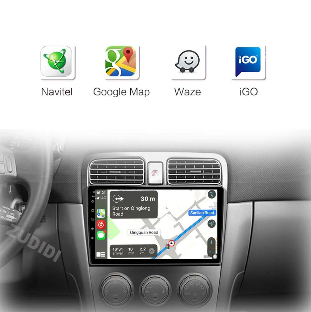 2din автомобильное радио для Subaru Forester SG 2004-2008 Android 13 стерео мультимедийный плеер радио Autostereo Carplay DSP GPS без DVD