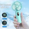 Digital Display Mini Fan USB 1200 Mah Handheld Cute Small Electric Fan Portable Student Cooling Device Pocket Outdoor Hand Fan