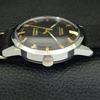 VINTAGE MONTINE HAND-WINDING SWISS MENS REFURBISHED BLACK DIAL WATCH a441067-1