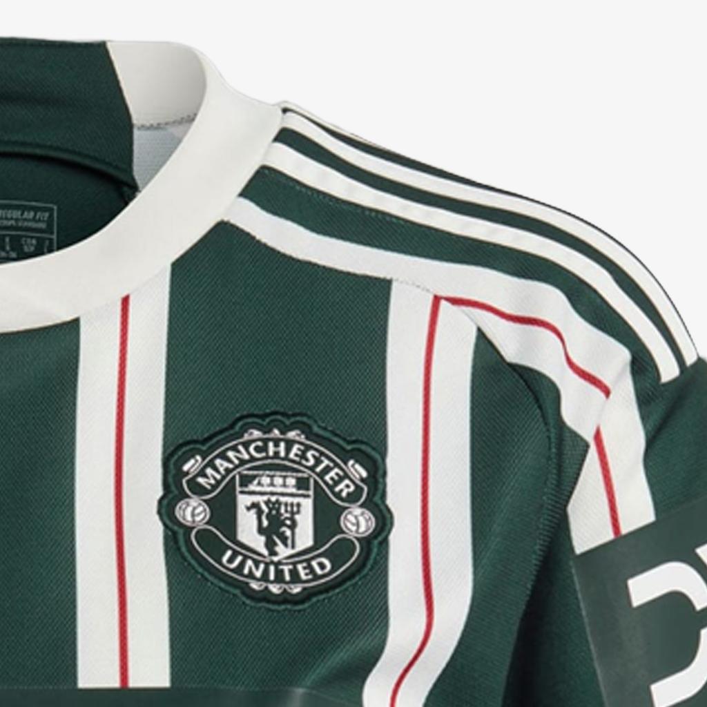adidas Оригинальная выездная фанатская версия Manchester United Мужская футбольная футболка HR3675