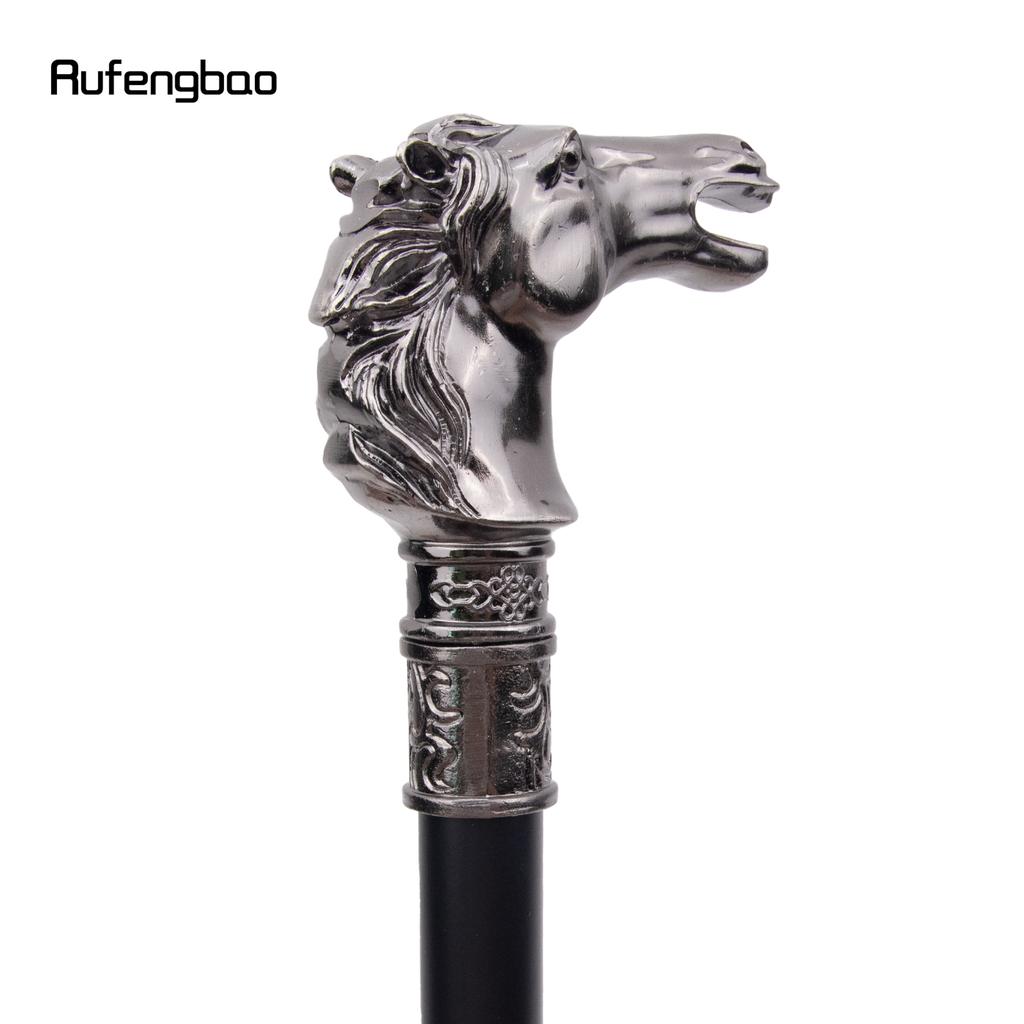 Трость для ходьбы с изображением лошадиной щетины, декоративная, винтажная, для вечеринок, модная, посох для ходьбы 93 см