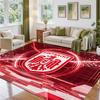 Eintracht Frankfurt Football Design Crystal Velvet Rug Soft Decorative Mat for Bedroom Entrance