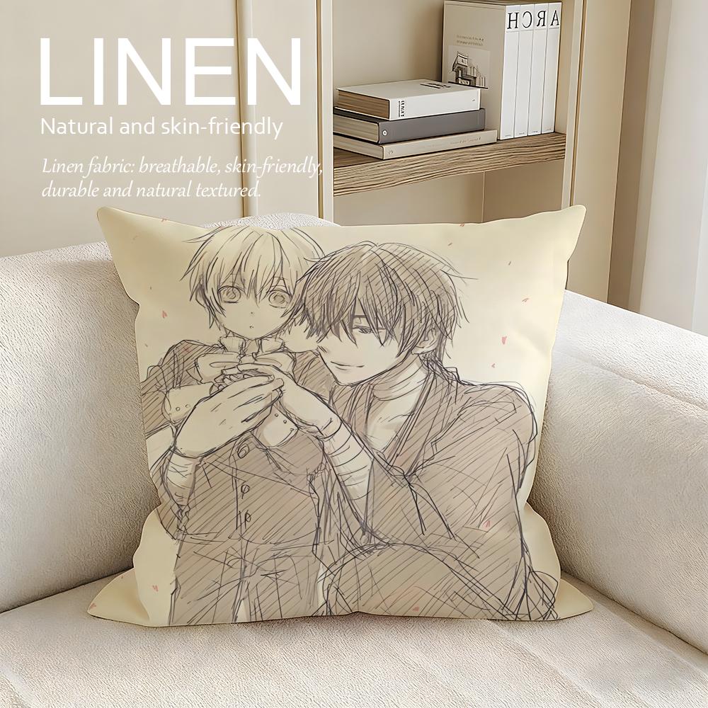 Anime Hybrid Child Cushion Cover Pillowcase Set Pcs x x Breathable Washable Sofa Cushion Cover