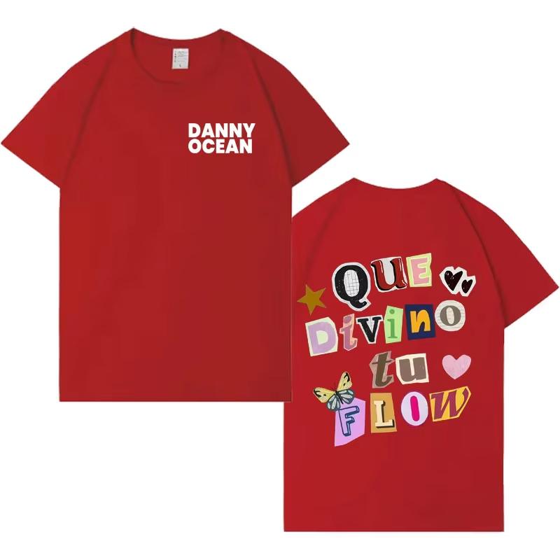 Rapper Danny Ocean Trendy Album Tshirt Mens Fashion Hot Sale Casual Y2K Clothes 2026 Hip Hop Crewneck Short Sleeve Top