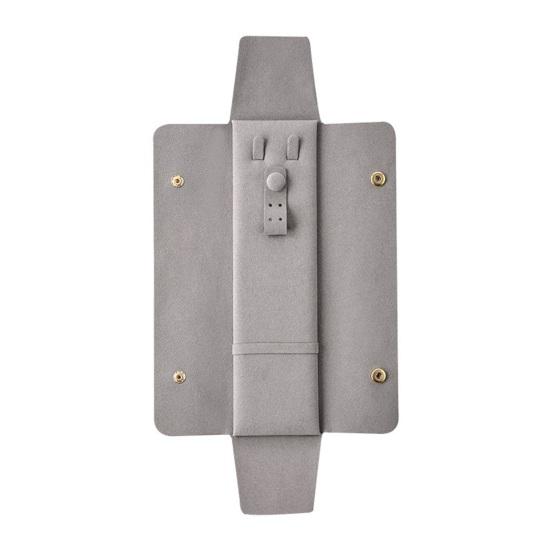 Мешочек для хранения ювелирных изделий на кнопке, из микрофибры, устойчивый к царапинам, дорожный органайзер для ювелирных изделий для ожерелий, серег-пуссетов, колец