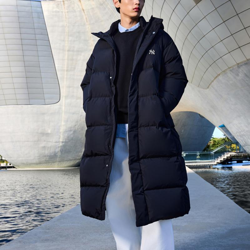 Новый пуховик MLB FW23 Унисекс Черный 3ADJB1336-50BKS