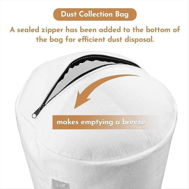 [ABPO] 30 Micron Dust Collector Bag with Clamp, 4Inch Universal Vacuum Filter Bag - for DW735, DW734, Grizzly, Delta, Shop
