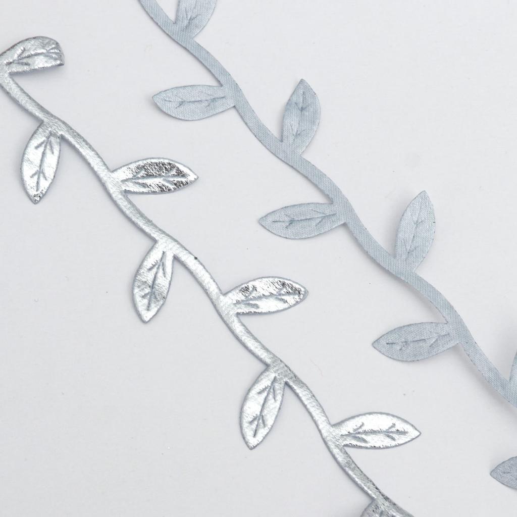 Элегантная ультразвуковая тисненая кружевная лента из золота и серебра для рождественской елки, праздничная подарочная коробка, упаковочные аксессуары, ювелирная лента, украшение для дома