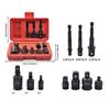 10Pcs/Set Universal Drive Socket Sleeve 12 Point Impact  Socket  Adapter Set  Automotive Servic