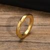 [Rockyu] mobius ring simple ring gold stainless steel ring men's No. 19 Allergy friendly lover anniversary Popularity present fashion accessories