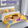 3pcs Blippi pattern bedding set duvet cover set includes duvet cover &pillowcases, perfect all season bedroom decoration & gift