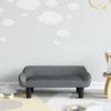 VidaXL Children's Sofa Dark Grey 70x40x24 Cm Velvet, Mini Sofa, Mini Sofa Chair, Mini Sofa for Children, Sofa 3196351