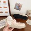 Pink Hollow Board Shoes Women's Summer New Niche Velcro Versatile Breathable Little White Shoes