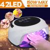 98W Nail Lamp LED Nail Dryer for CuringS Gels Polish With Smart Sensors Manicure Nail Art Salon Equipment Brand New