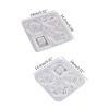 DIY Украшение Цветок Кошачьей Лапки с Блестками, Силиконовая Форма для Эпоксидной Смолы, DIY Брелок-Подвеска, Форма для Изготовления Подарка на День Святого Валентина