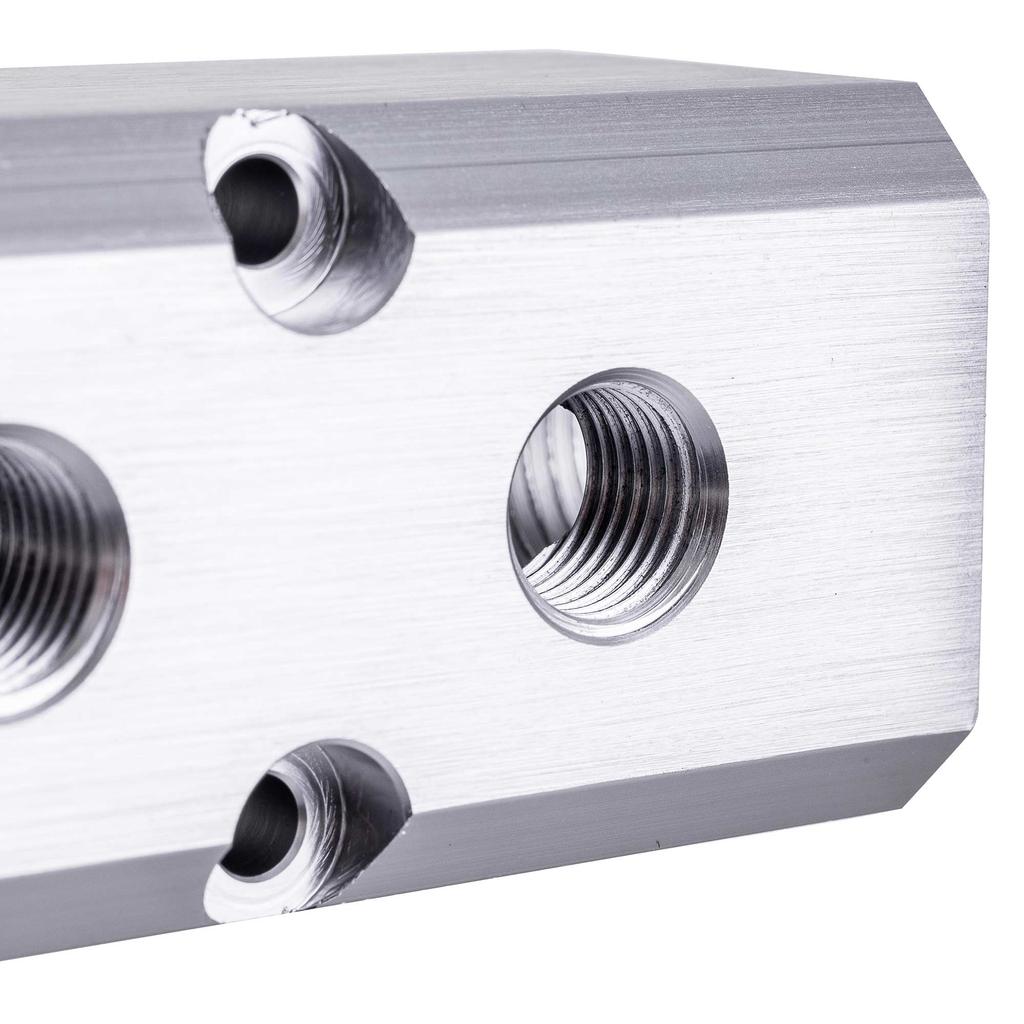 Listwa Rozdzielajaca Pneumatyka Aluminium Gwint 2X1/2 2X1/4 Cala Instalacja