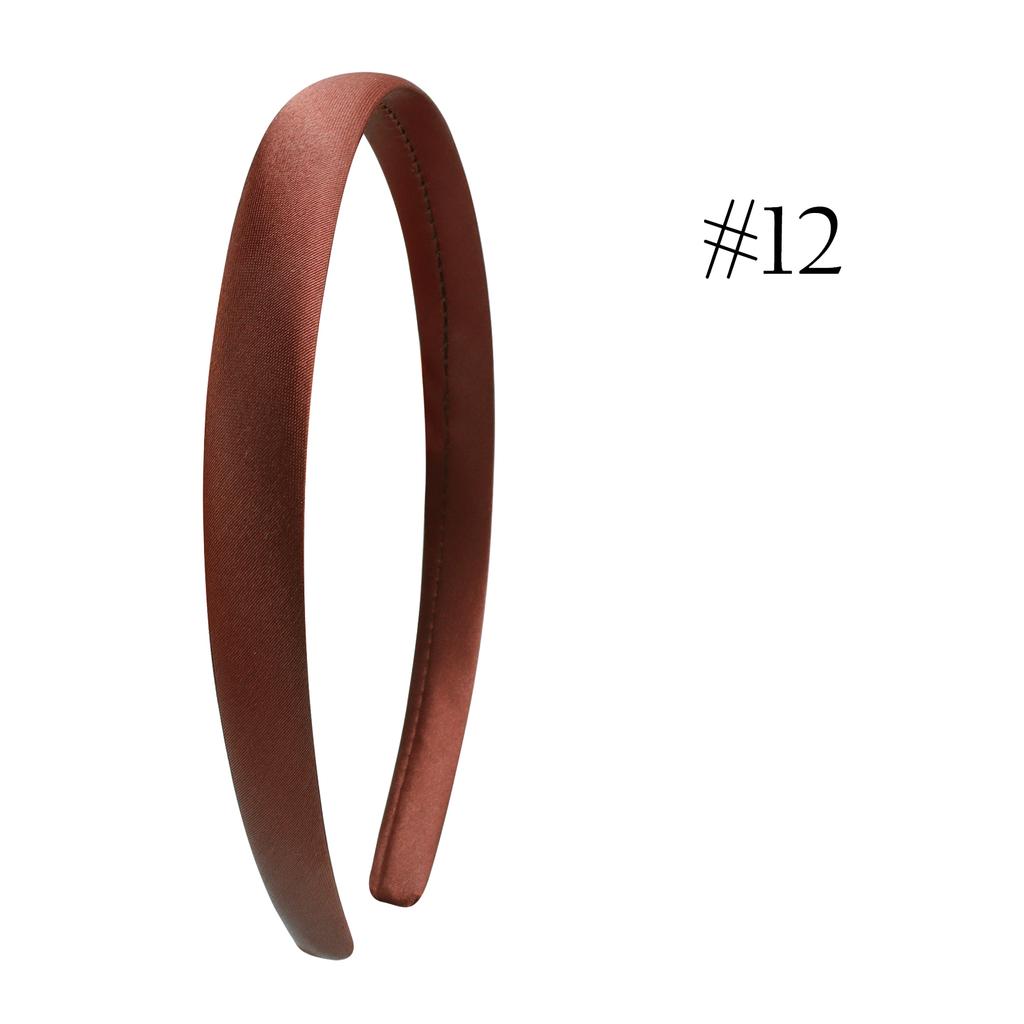 1,5 см Однотонные повязки на голову Сатиновая повязка для рукоделия Сделай сам Повязка для волос Красочные сатиновые повязки на голову для девочек и женщин