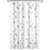 Тканевая занавеска для душа «Листья» 180 x 200 см. Занавеска для ванной комнаты, водонепроницаемая тканевая занавеска с кольцами