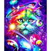 Cute Cat 5D DIY Diamond Painting Full Round Diamond Embroidery Mosaic Picture of Rhinestones