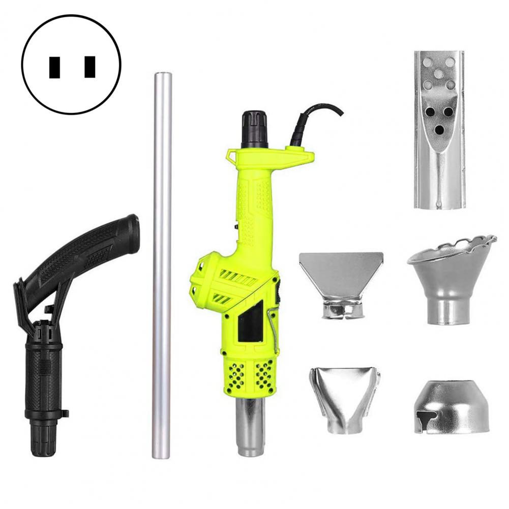 Электрическая горелка для сорняков с вилкой США и ручкой 1500 Вт, высокая мощность, регулируемая температура, горелка с заменой насадок для сада