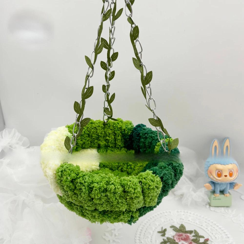 15/17 см Кукла Лабубу Гамак-качели Красочные Подвесные Аксессуары для кровати, Качели для куклы Лабубу Простая уличная игрушка для виниловых кукол Аксессуары для игровой площадки