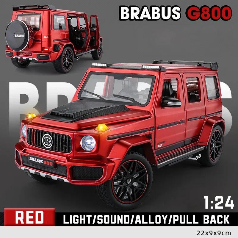 1:24 G800 Высокодетализированная литая металлическая модель автомобиля Звук Свет Оттяжка Коллекция Детская игрушка Подарок