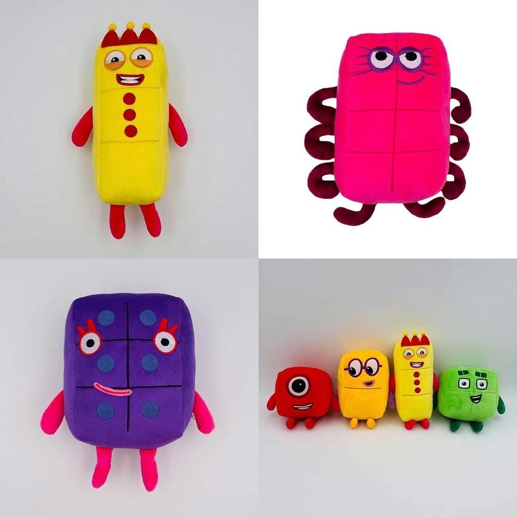 Плюшевая кукла Numberblocks Мягкая и милая мягкая игрушка для детей Обучающая и веселая