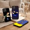 J-Johnny B-Bravo Anime Phone Case For iPhone17,16,15,14,13,12,Plus,Pro Max, 5G Others Soft Black Cover