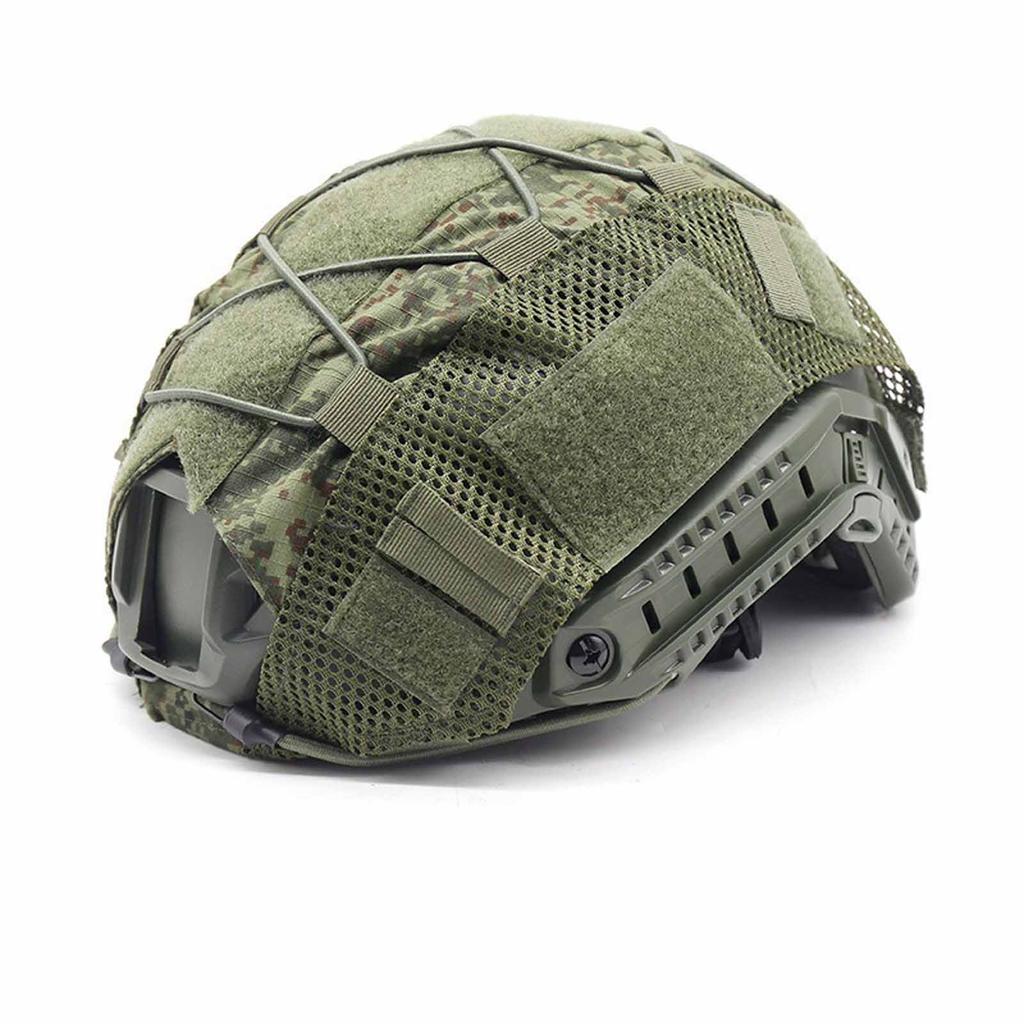 Camouflage Helmet Cover, Upgraded Outdoor Military Helmet Accessory, Hunting, Airsoft, Paintball Helmet Protective Gear