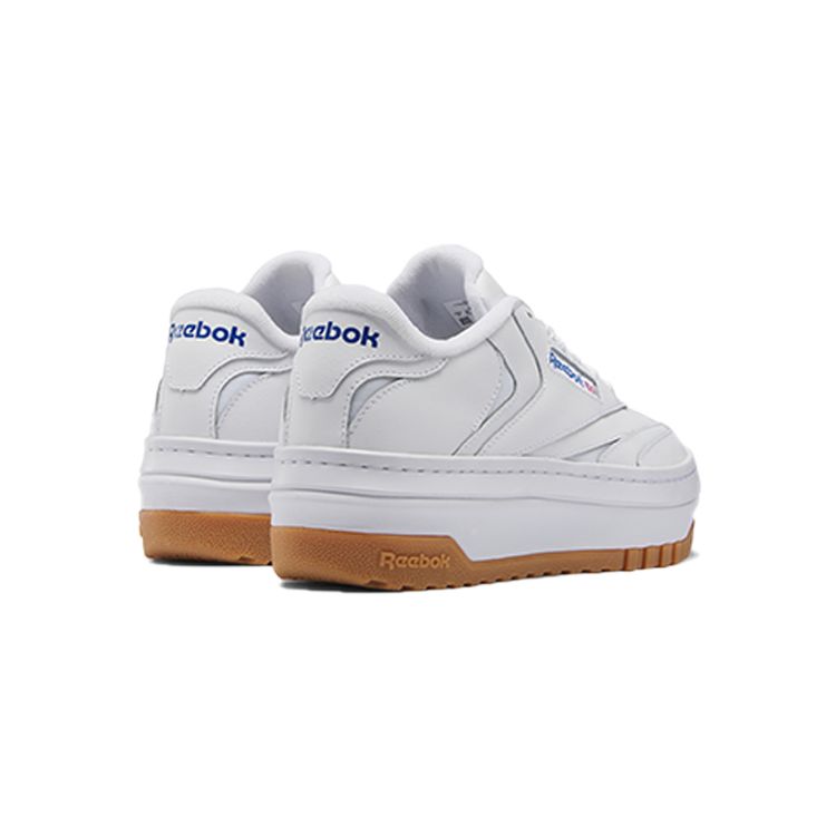 Reebok Женские кроссовки Club C Extra White Vector Blue Gum, белая обувь 100010061