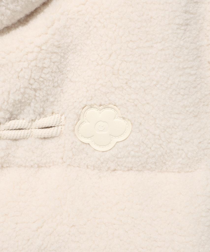 Wacky Willy Women'S Fleece Toggle Short Down Cream